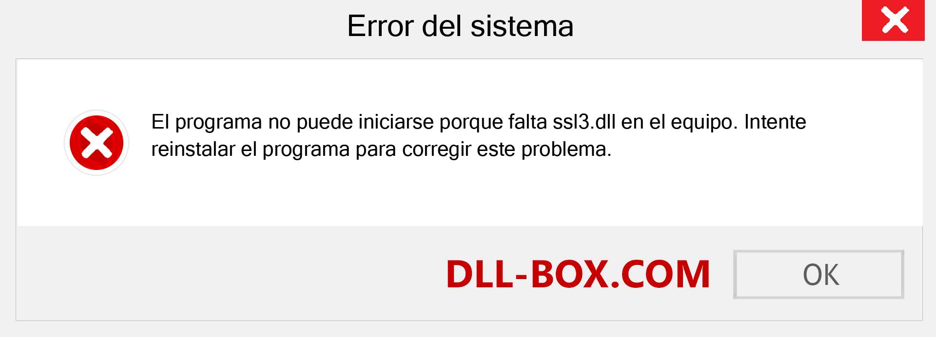 ¿Falta el archivo ssl3.dll ?. Descargar para Windows 7, 8, 10 - Corregir ssl3 dll Missing Error en Windows, fotos, imágenes