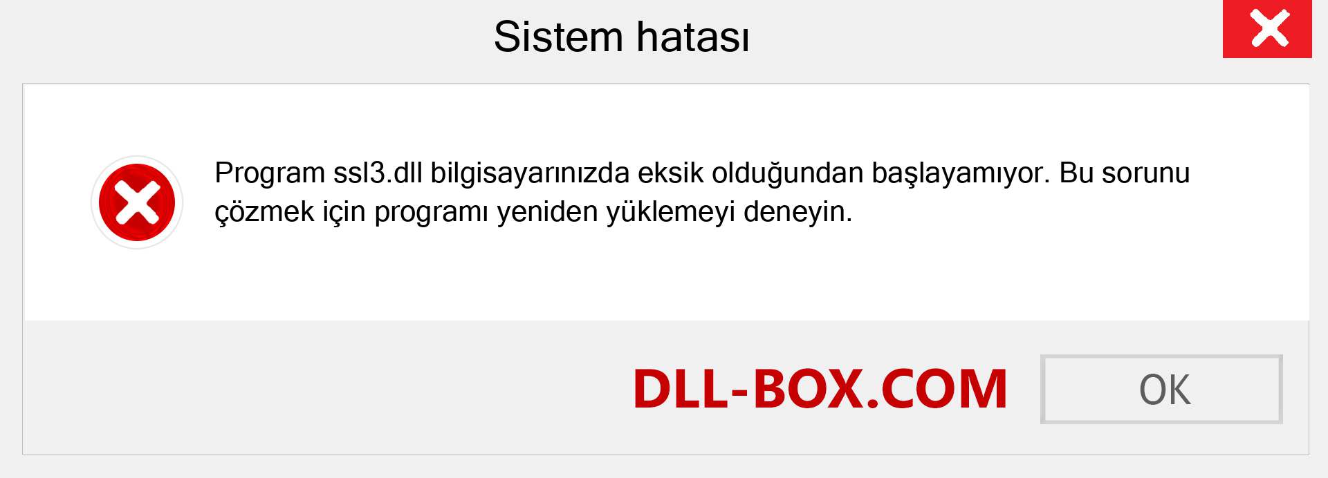 ssl3.dll dosyası eksik mi? Windows 7, 8, 10 için İndirin - Windows'ta ssl3 dll Eksik Hatasını Düzeltin, fotoğraflar, resimler